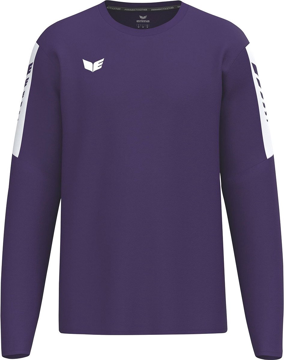 953x1200-12 Erima Intro Sweatshirt Heren - Violet | Maat: XXXL - Afbeelding 1