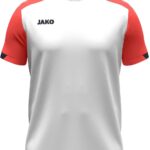 Jako Dynamic T-Shirt Dames - Wit / Koraal / Marine | Maat: L