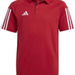 adidas T-shirt Kinderen Tiro 23 Competition Cotton Poloshirt Rood - Maat 140cm