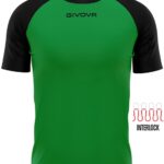 Sportshirt Givova Capo Groen-zwart Groen - XS