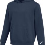 Nike Park 26 Fleece Hoodie Kinderen Marineblauw - Maat XL