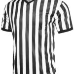 Heren Scheidsrechter Shirt Zwart & Wit Gestreept - Geschikt voor Voetbal en Basketbal