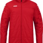JAKO Coachjas Team Zonder Capuchon Kind Rood Maat 164