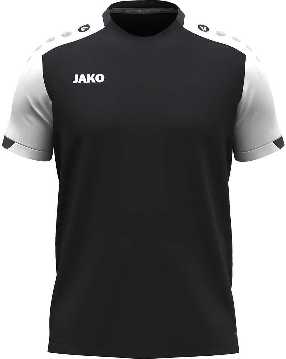 956x1200-18 Jako Dynamic T-Shirt Kinderen - Zwart / Wit / Antraciet | Maat: 128 - Afbeelding 1