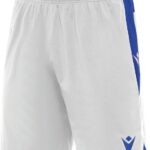 Macron Tempel Short Heren - Wit / Royal | Maat: 3XL