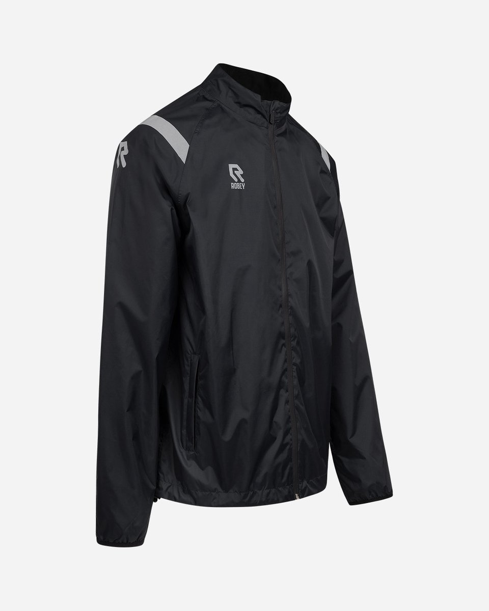 960x1200-142 Robey Control Rain Jacket - Black - 140 - Afbeelding 1