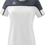 Erima Change T-Shirt Dames - Wit / Slate Grey / Zwart | Maat: 36