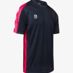 Robey Performance Shirt Korte Mouw Heren - Zwart / Rood | Maat: M