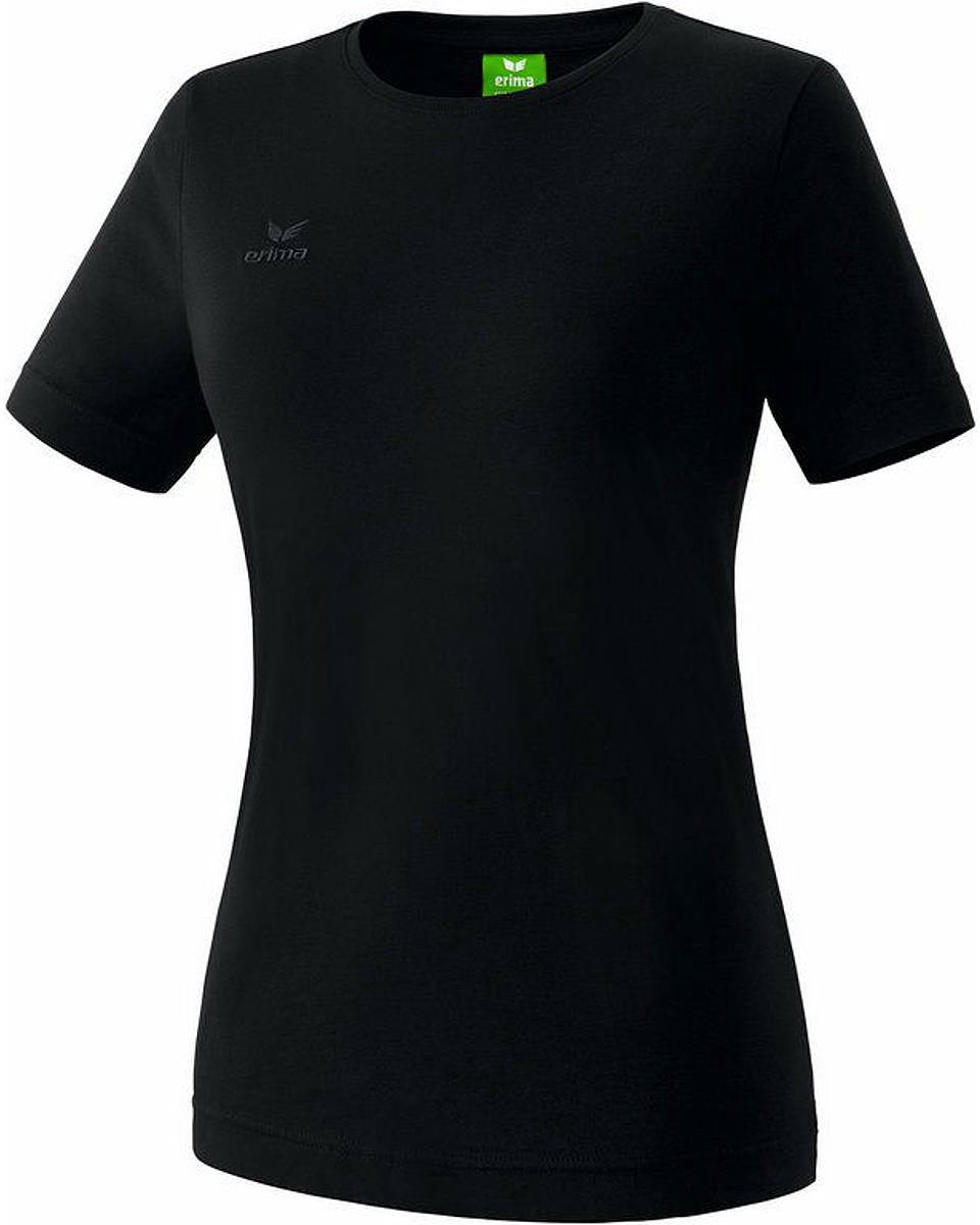 960x1200-74 Erima Teamsport T-Shirt Dames - Zwart | Maat: 36 - Afbeelding 1
