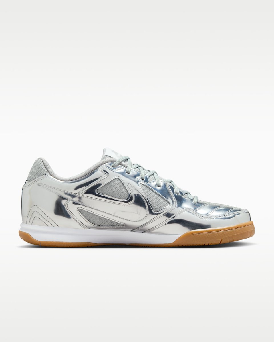 960x1200-93 Nike Gato LV8 - Zilver - Zaalvoetbalschoenen - Kinderen - Afbeelding 1