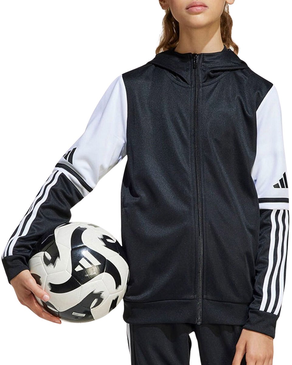 961x1200-33 Adidas Squadra 25 Hooded Trainingsjas Junior - Maat 176 - Afbeelding 1