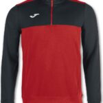 Joma Winner Ziptop Kinderen - Rood / Zwart | Maat: XS (164)