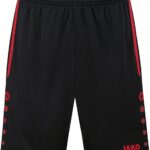 Jako Allround Short Heren - Zwart / Sportrood | Maat: XXL