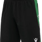 Macron Tempel Short Heren - Zwart / Groen | Maat: XXL
