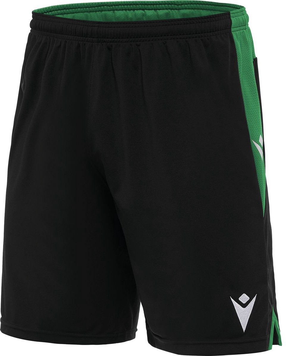 963x1200-7 Macron Tempel Short Heren - Zwart / Groen | Maat: XXL - Afbeelding 1