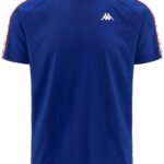 Kappa Coen Slim 222 Banda T-shirt Met Korte Mouwen Blauw S Man