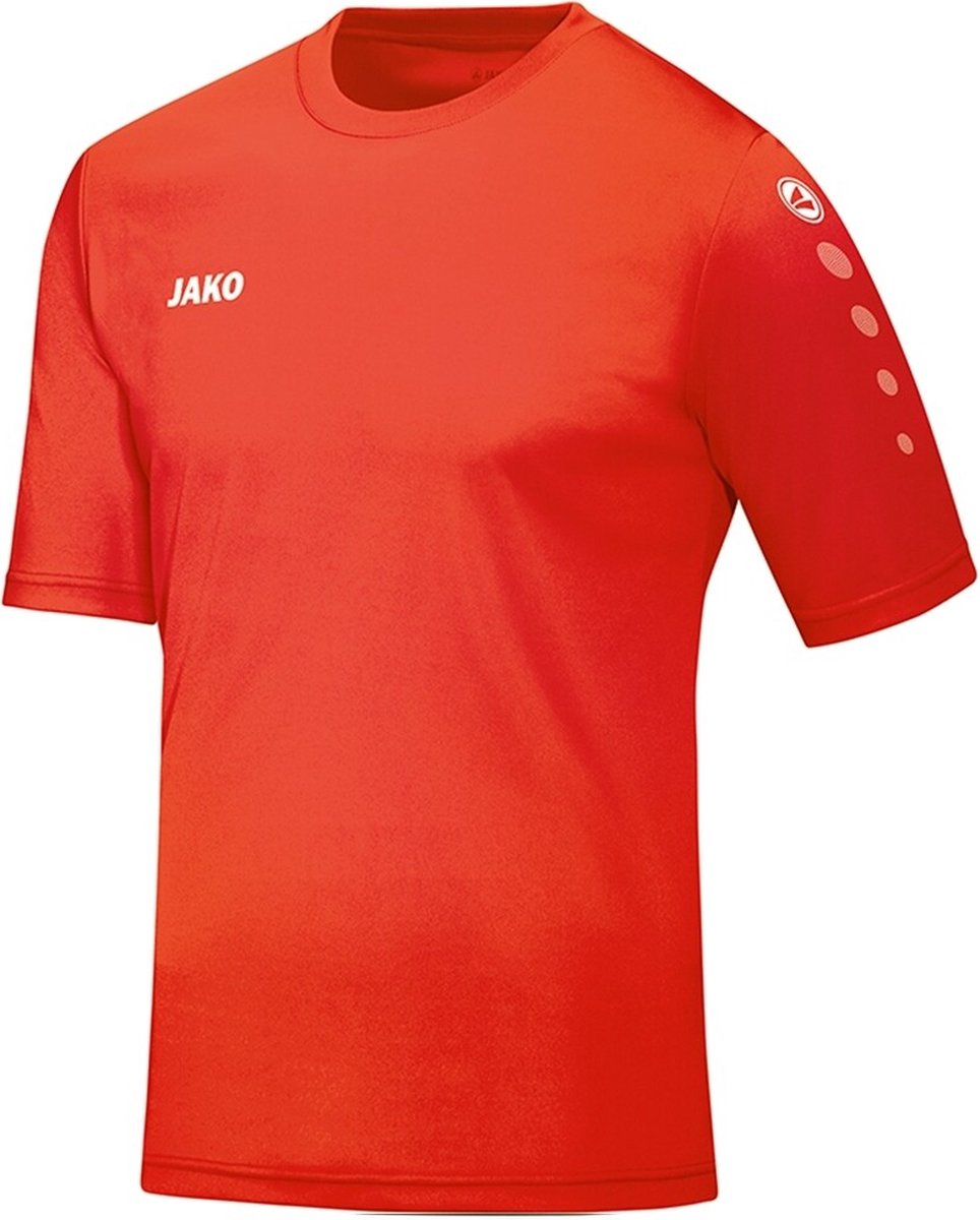 964x1200-32 Jako Team SS Shirt Junior - Maat 116 - Afbeelding 1
