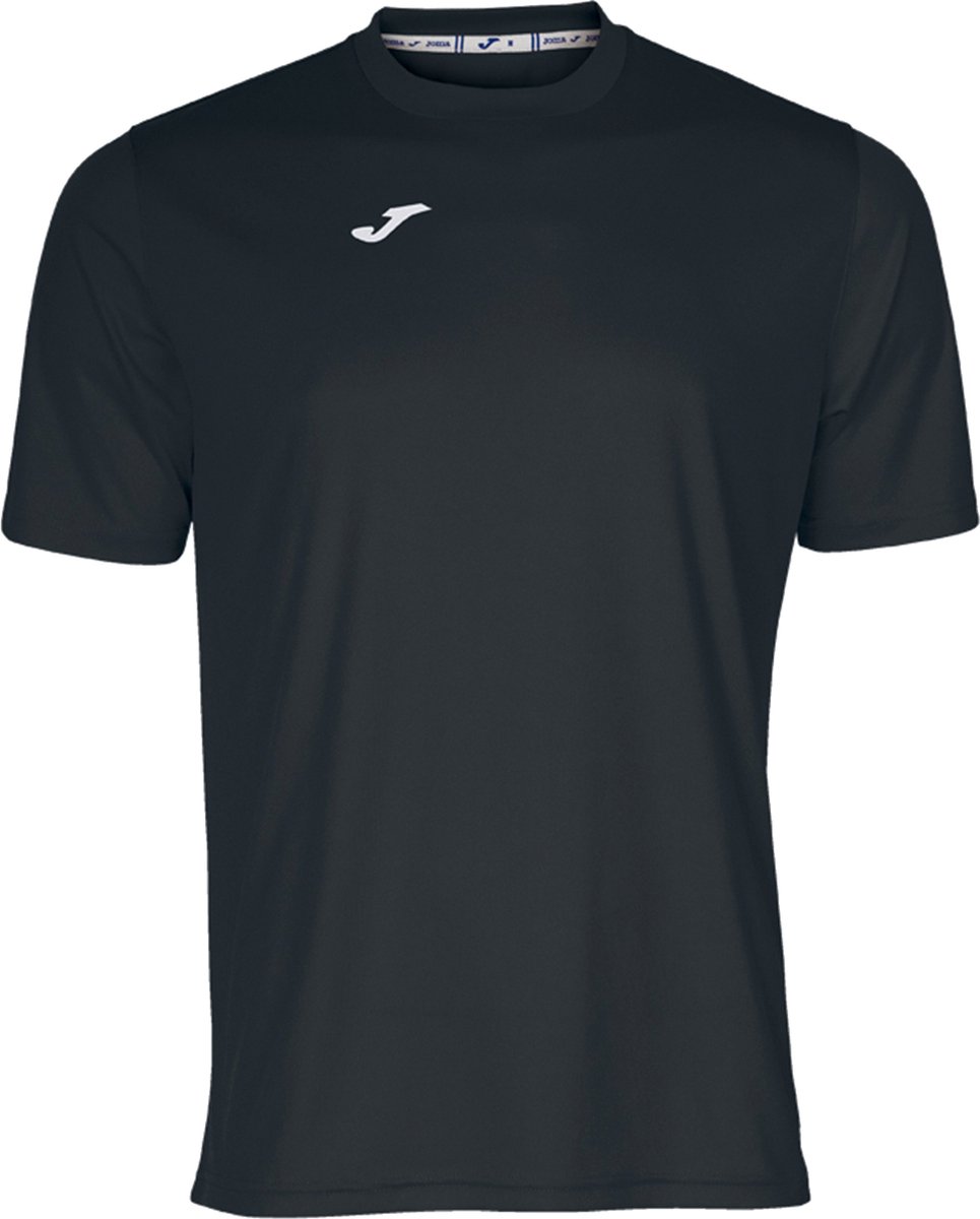 965x1200-18 Joma Combi Shirt Korte Mouw Kinderen - Zwart | Maat: 152 - Afbeelding 1