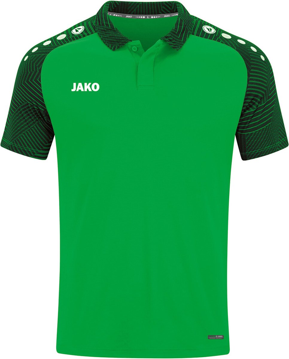 966x1200-10 JAKO Polo Performance Zachtgroen-Zwart Maat S - Afbeelding 1