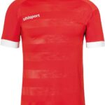Uhlsport Division 2.0 Shirt Korte Mouw Heren - Rood / Wit | Maat: XL