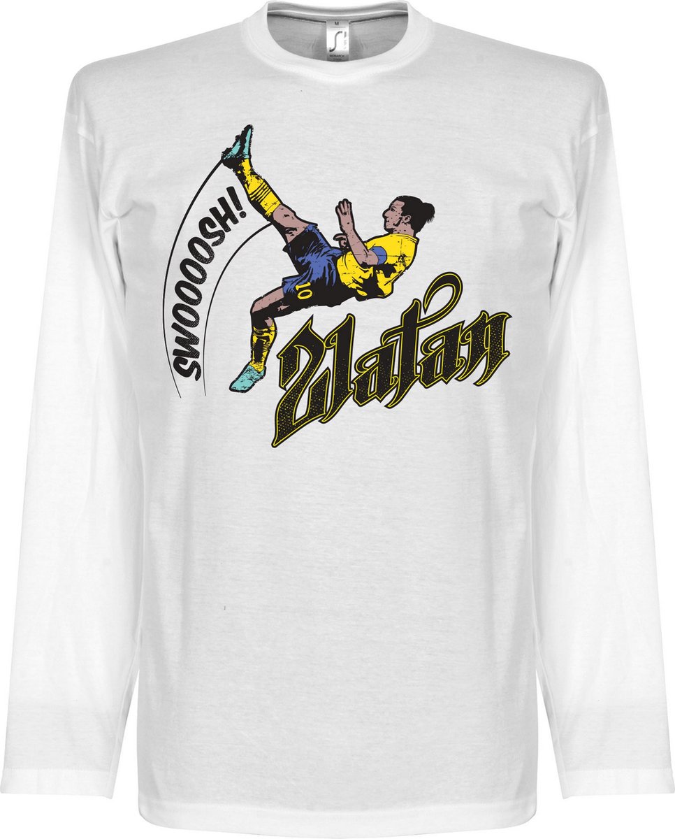966x1200-2 Zlatan Ibrahimovic Bicycle Longsleeve T-Shirt - M - Afbeelding 1