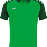 JAKO Polo Performance Zachtgroen-Zwart Maat XL