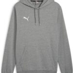 PUMA teamGOAL Casuals Hoody Heren sporttrui - Medium Gray Heather-Puma White