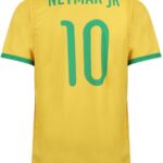 Neymar Brazilie Voetbalshirt - Voetbalshirts Kinderen - Jongens en Meisjes - Sportshirts - Volwassenen - Heren en Dames - Maat L