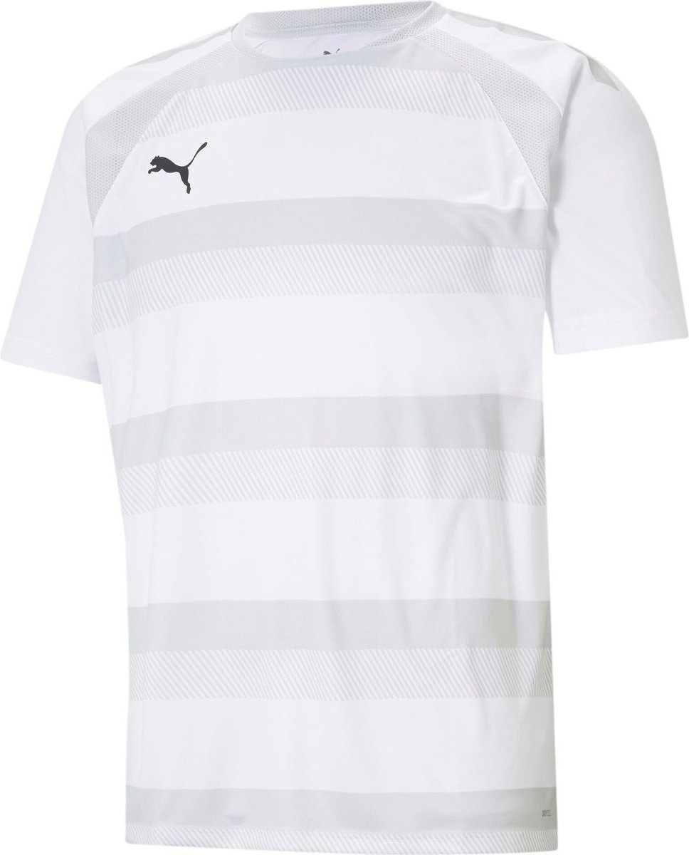 968x1200-56 Puma Teamvision Shirt Korte Mouw Heren - Wit | Maat: S - Afbeelding 1