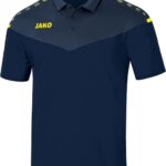 Jako Champ 2.0 Polo Dames - Marine / Donkerblauw / Fluogeel | Maat: 42