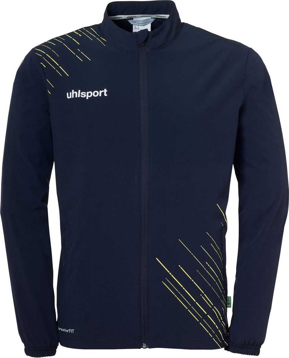 969x1200-8 Uhlsport Score 26 Evo Presentatiejack Kinderen - Marine / Fluogeel | Maat: 128 - Afbeelding 1