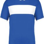 SportSportshirt Kind 12/14 years (12/14 ans) Proact Ronde hals Korte mouw Sporty Royal Blue / White 100% Polyester