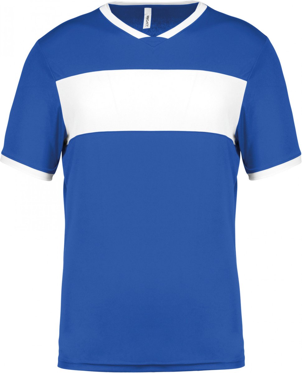 970x1200-38 SportSportshirt Kind 12/14 years (12/14 ans) Proact Ronde hals Korte mouw Sporty Royal Blue / White 100% Polyester - Afbeelding 1