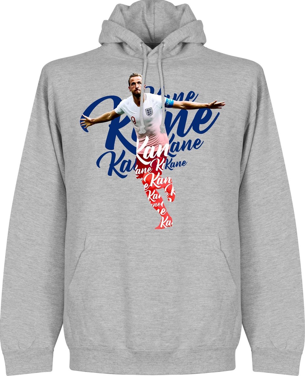 972x1200-1 Harry Kane Engeland Script Hoodie - Grijs - L - Afbeelding 1