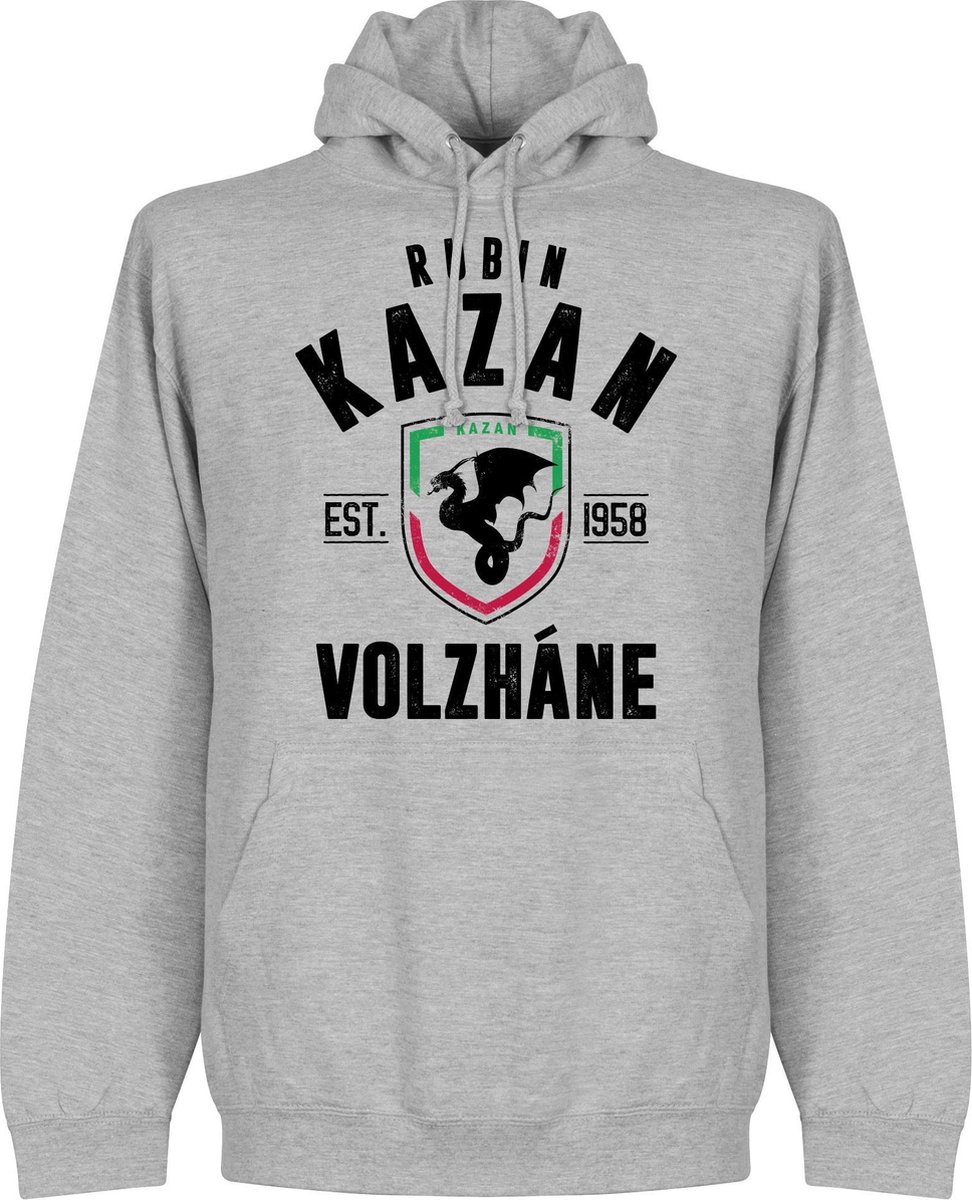 972x1200-31 Rubin Kazan Establised Hoodie - Grijs - XXL - Afbeelding 1