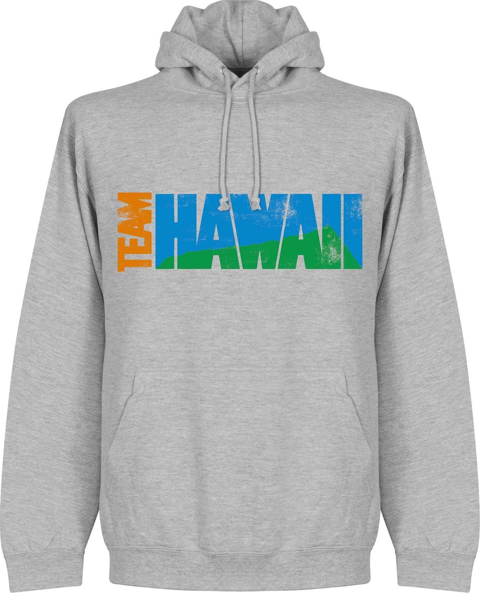 972x1200-4 Team Hawaii Hoodie - Grijs - XL - Afbeelding 1