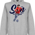 Son Zuid Korea Script Hoodie - Grijs - Kinderen - 116