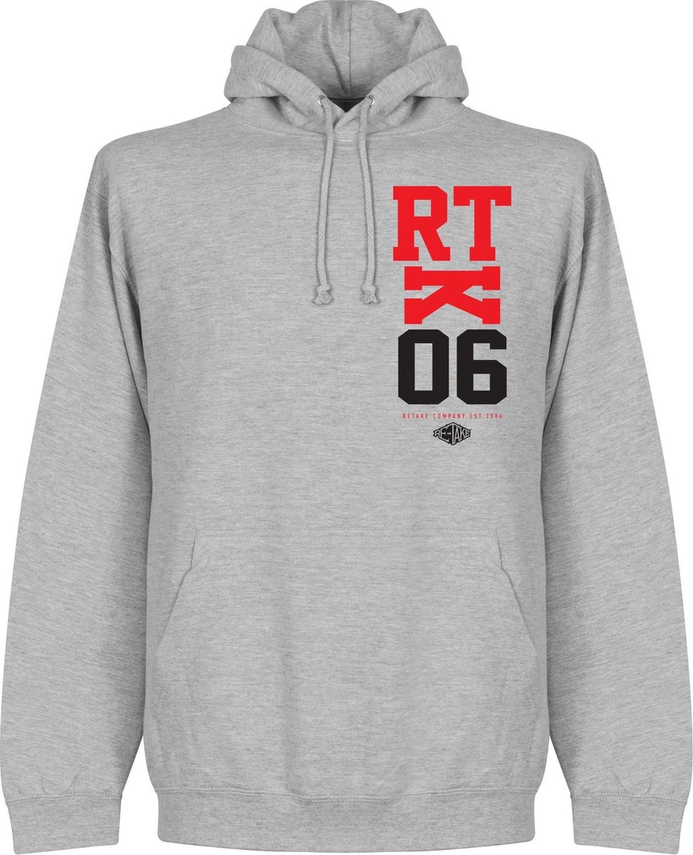 972x1200-61 Retake RTK06 Hoodie - Grijs - XL - Afbeelding 1