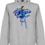 Roberto Baggio Italië Script Hoodie - Grijs - Kinderen - 152