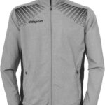 Uhlsport Goal Präsentationsjacke 1005161 Dark Grey Melange/Schwarz-3XL