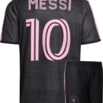 Messi Miami Voetbaltenue Uit - 2024-2025 - Voetbal Tenue Kinderen - Shirt en Broekje - Jongens en Meisjes - Volwassenen - Heren en Dames - Maat 128