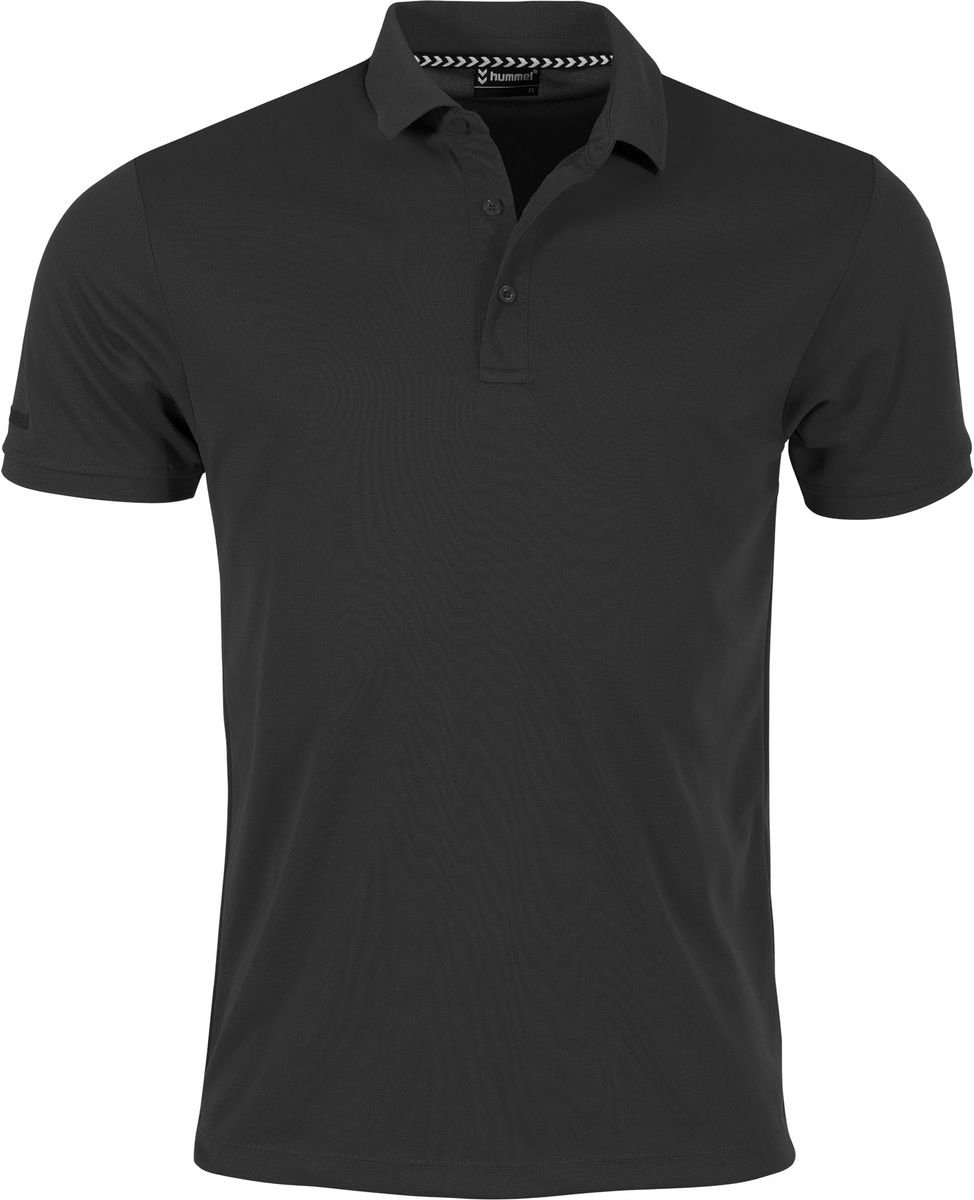974x1200-30 Hummel Ground Polo Heren - Zwart | Maat: XS - Afbeelding 1