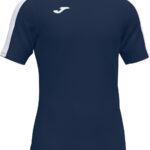 Joma Academy III Shirt Korte Mouw Heren - Marine / Wit | Maat: M