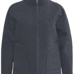 Erima Ts Fleece Jack Dames - Slate Grey | Maat: 48