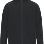 Erima Ts Fleece Jack Kinderen - Zwart | Maat: 152