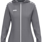Jako One Jas Met Kap Dames - Grijs | Maat: 46/48