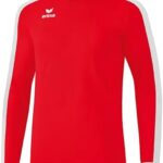 Erima Retro Star Voetbalshirt Lange Mouw Heren - Rood / Wit | Maat: L