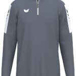 Erima Intro Ziptop Kinderen - Slate Grey | Maat: 164