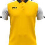 Jako Dynamic Polo Heren - Geel / Wit / Zwart | Maat: L
