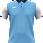 Jako Dynamic Polo Heren - Hemelsblauw / Wit / Marine | Maat: 3XL